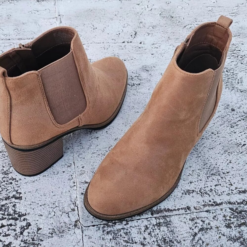 White Mountain Women Boots High Top Textile Upper Shoes Vegan Size 9M - Picture 6 of 11
